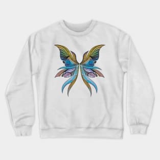 Fairy Wing Zentangle 1 Crewneck Sweatshirt